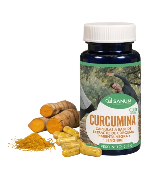 Cápsulas de Curcumina con Pimienta Negra y Jengibre